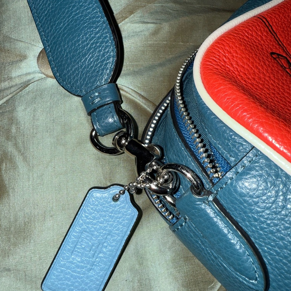 Coach Red and Black Spider-Man Crossbody Bag - Picture 6 of 9